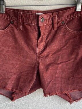 Carve Designs OAHU 10” Cut-Off Shorts Women’s Sz 4 Relaxed Corduroy Burnt Orange